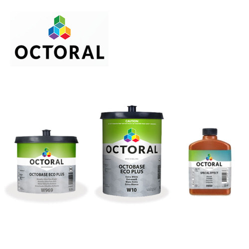 [OCTORAL] 옥토랄 수용성 페인트 W79 Oxide Red 옥사이드 적색 [0.5L]